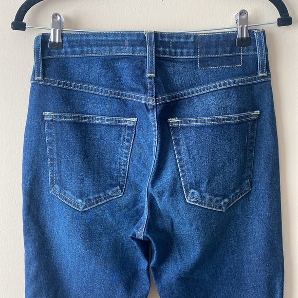 AMO Babe True Blue High Rise Dark Wash Skinny Jeans size 27 - Picture 9 of 11